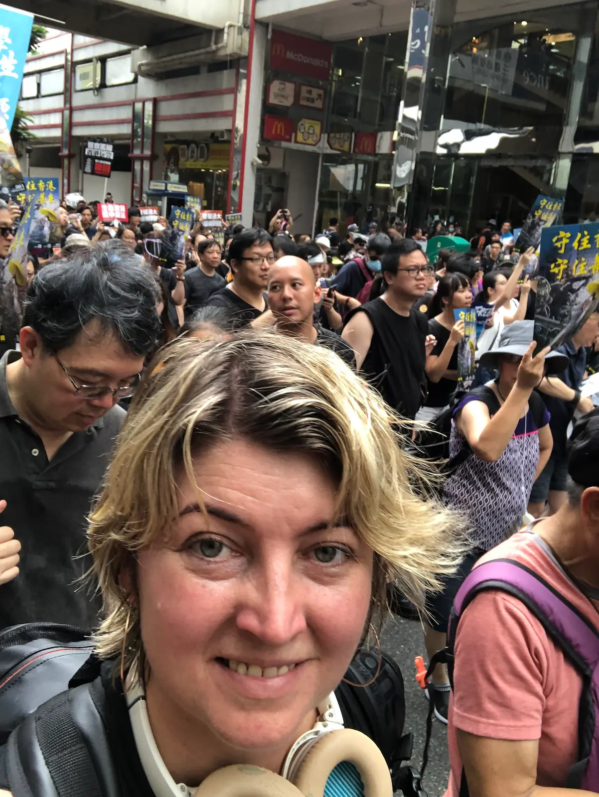 As a researcher and podcast Amanda attended the 2019 Hong Kong protests