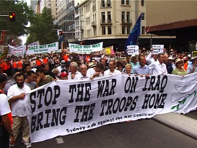 The protests that tried to stop the war in Iraq